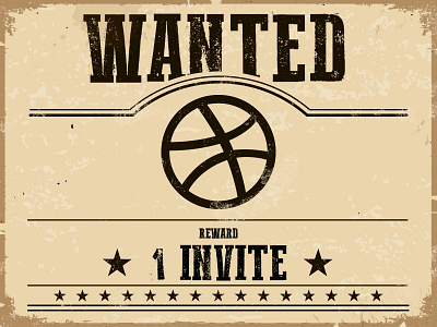 Invite dribbble invite wanted