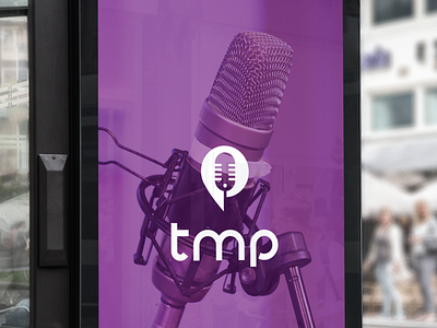 TMP Podcast Logo brand identity branding branding design design lettermark logo logo design logodesign