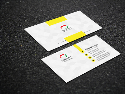 modren business card creative illustration