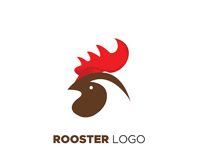 Rooster logo design meat