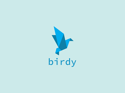 flying bird logo abstract