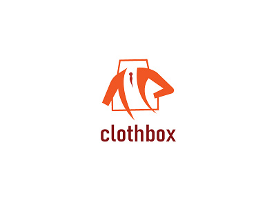 cloth box logo abstract branding business logo cloth logo creative design graphic design illustration logo logodesign vector