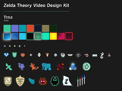 Zelda Theory Youtube Design Kit design kit icons nintendo zelda