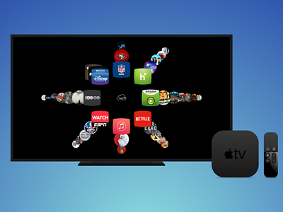 Heytv Apple TV App app tv ui ux