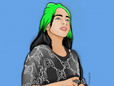 Billie 🥶 art digital illustration illustration