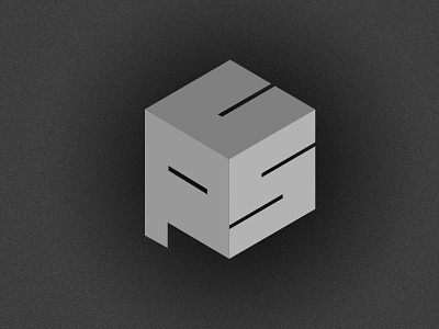 PCS logo idea 3d blocks brand logo mark