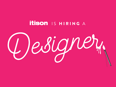 We're hiring designer glasgow itison job