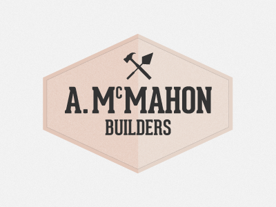 Builders logo brand brandmark builders geared hammer logo outline retro texture