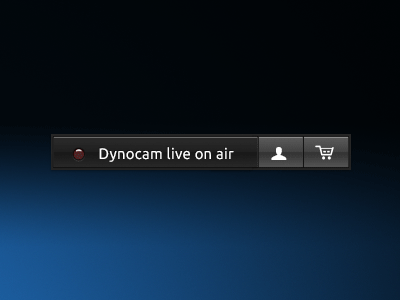 Dynocam live on air animated buttons dark gif glossy glow gradient shiny ui