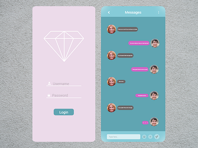 Daily UI Challenge - Day 13: Direct Messaging