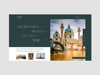 Vienna branding clean homepage illustration landingpage typography ui uiux ux vienna web website