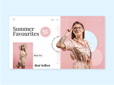 Fashion Landing Page clean fashion illustration landing page landing page design landingpage ui ui ux uidesign uiux ux vector web website