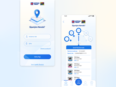 Siparişim Nerede Mobile App