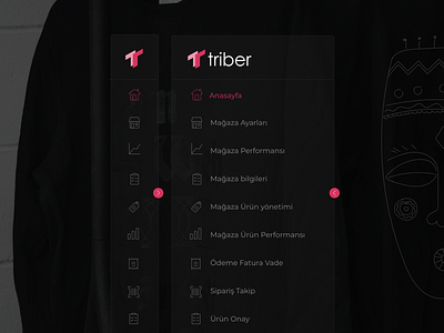 Triber Sidebar Navigation