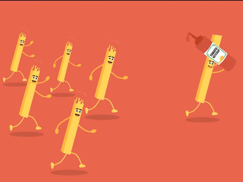 Potatoes aftereffects animation flat gif illustrator potatoes vector