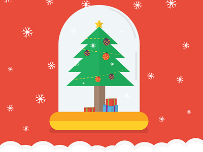 Christmas Tree christmas element flat gift icon illustration new tree web year