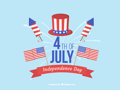 4th of July Independence day by Menderes Mertoglu on Dribbble