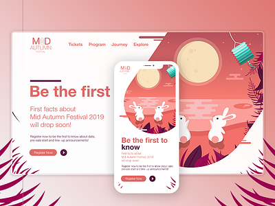 Mid Autumn Festival Landing Page