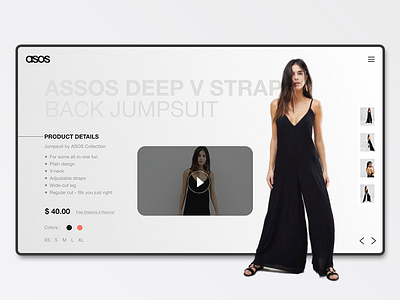 Asos Product Page Redesign (Wip)