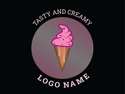 Ice Cream Logo 2021 logo beauty best logo icecream illustration illustrator logo logo design new design vector