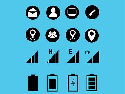 Vector Icon Set app icons graphic design icon illustrator logo new design vector icon