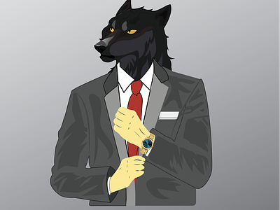 Wolf Man design illustration illustrator new design vector wolf wolf man wolfman