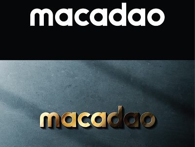 macadao adobe illustrator best logo illustration illustrator letter logo logo macadao new design vector wordmark logo