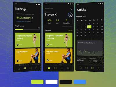 Fitness App sportsapp fitnessapp appdesign