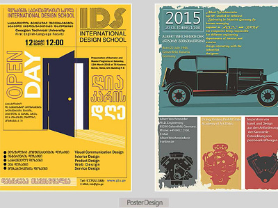 International Design School Poster. design georgia ids open day poster design