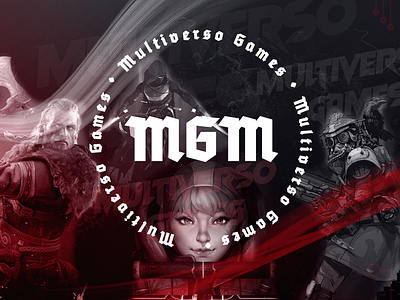 MGMorgado Multiverso Games - Identidade Visual brand brand identity design games gaming live logo logotype stream twitch youtube