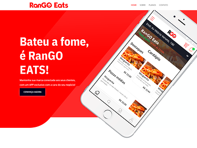 Rango Eats - Landing Page Website UI UX divi divi theme elegant themes food interface landing page ui ui design ui ux usability user experience user interface ux design website