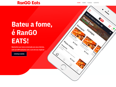 Rango Eats - Landing Page Website UI UX