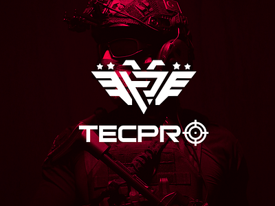 TECPRO - Identidade visual arms brand identity branding design graphic design logo logo design logotype shooting shooting training center soldier visual identity