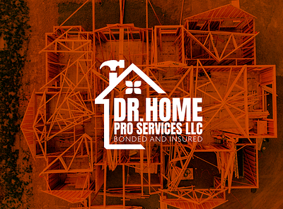 Dr Home Pro Services LLC - Identidade Visual bonded and insured brand identity branding design graphic design home home services logo logo design logotype marca visual identity