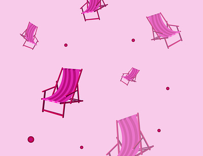 Summer Time art artist artwork beach design graphic illustration illustrator minimalistic art palette pink relax sand simpleillustration summer vector vibe visual art wallpaper