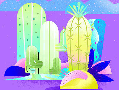 Wild West art cactus cactus illustration desert design graphic design illustration minimalistic art nature palette simpleillustration west western western illustration wild west