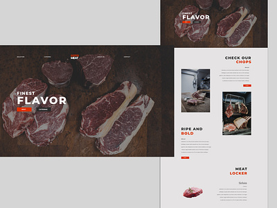 Butchery Website Landing Page
