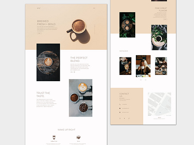 Coffee Shop Web Design