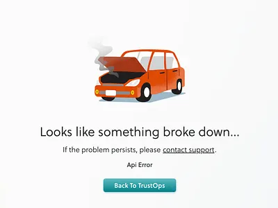 Error Page design illustration kintent trust ux