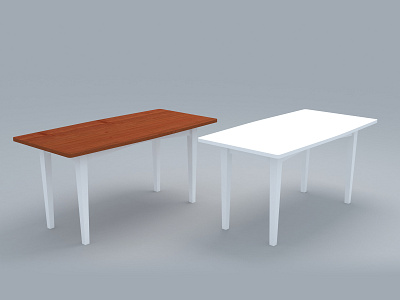 Dinign Table 3d model dinign table furniture table