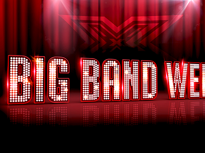 XFactor Big Band Week 3d banner lighting