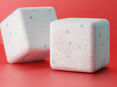 Ice Cubes Gum colorful