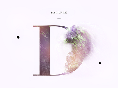 Balance balance colors continue creative earth fantasy font set shizoy shot