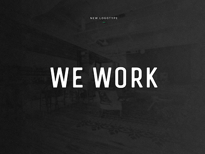 wework redesign branding clean company dark fun israel logo new redesign style work