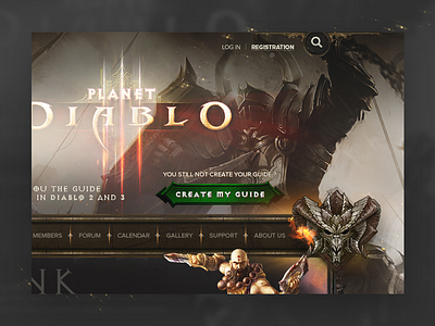 Diablo III diablo fantasy fun guide hero lights planet project site work