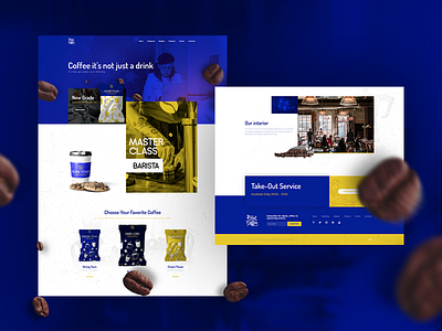 Coffee Shop barista builder coffee elementor page shop template