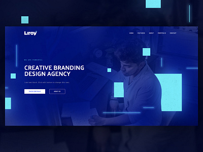 Liroy design studio elementor home page page builder template web design wordpress