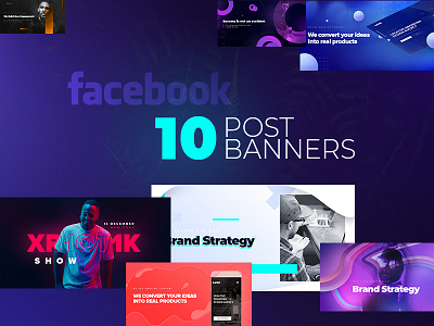 Facebook Banners #3 banner brand facebook management marketing post post banner puck set