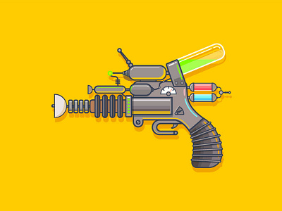 Gun illustrator，photoshop