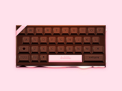DIY Chocolate of the Valentine's Day gui photoshop
